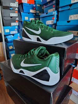 Nike Kobe 9 Elite Low EM TB Green White Basketball Shoes Mens 8.5 9 New
