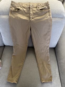 American Eagle Khaki Pants Size 12 Short – Stretch Slim Fit – Excellent Condition