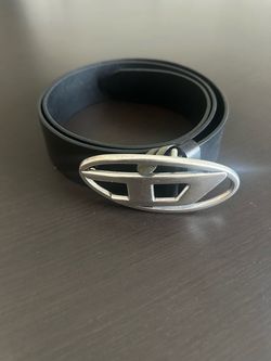 Diesel belt silver D