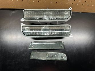 97-01 Jeep XJ Smoked Corner + Bumper Lights