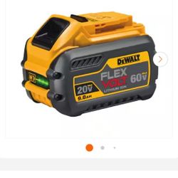 DEWALT FLEXVOLT 9.0Ah Battery — 20V/60V MAX (DCB609) — New Sealed