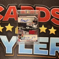 Michael Penix jr & Rome Odunze Rookie Dual Auto