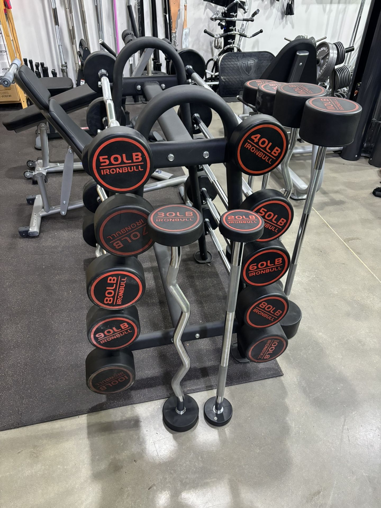 Set Barbells/EZ Curl Bars