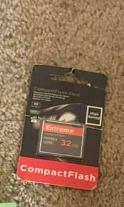 SanDisk Extreme 32GB CompactFlash Card