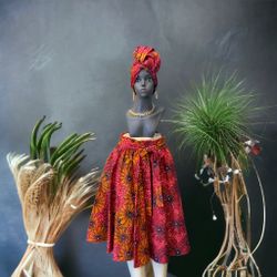 African Print Skirt