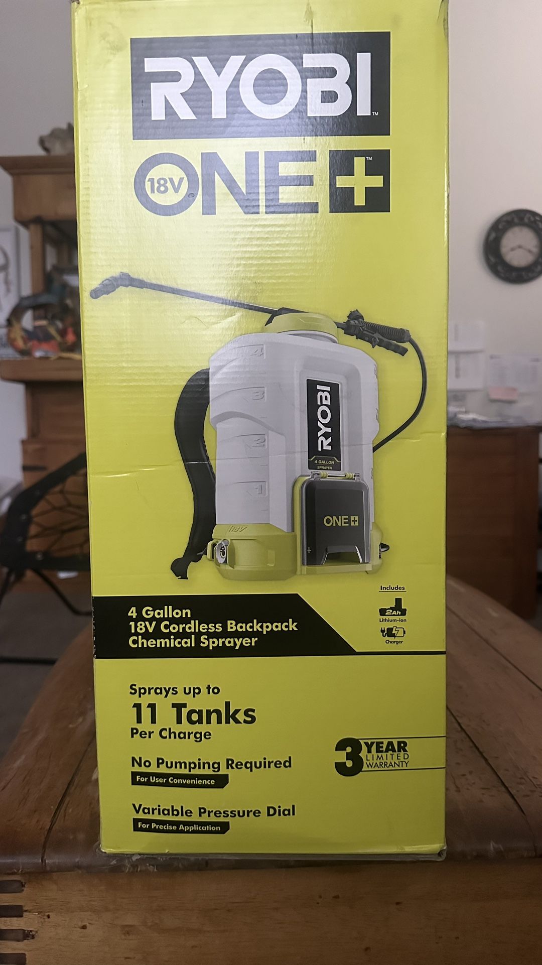 4 Gallon 18V Cordless Backpack Sprayer