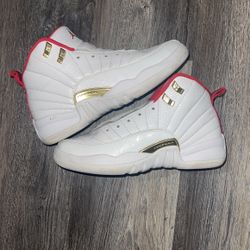 2 Air Jordan Red Fiba 12s Shoe Laces Included Size 6.5/7 