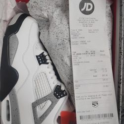 Jordan 4 White Cement Sz 9