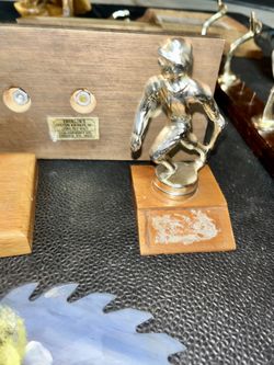 Antique Baseball Trophy 