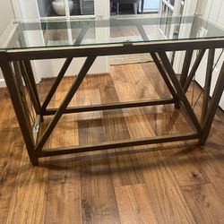 Wood/metal Accent Table 