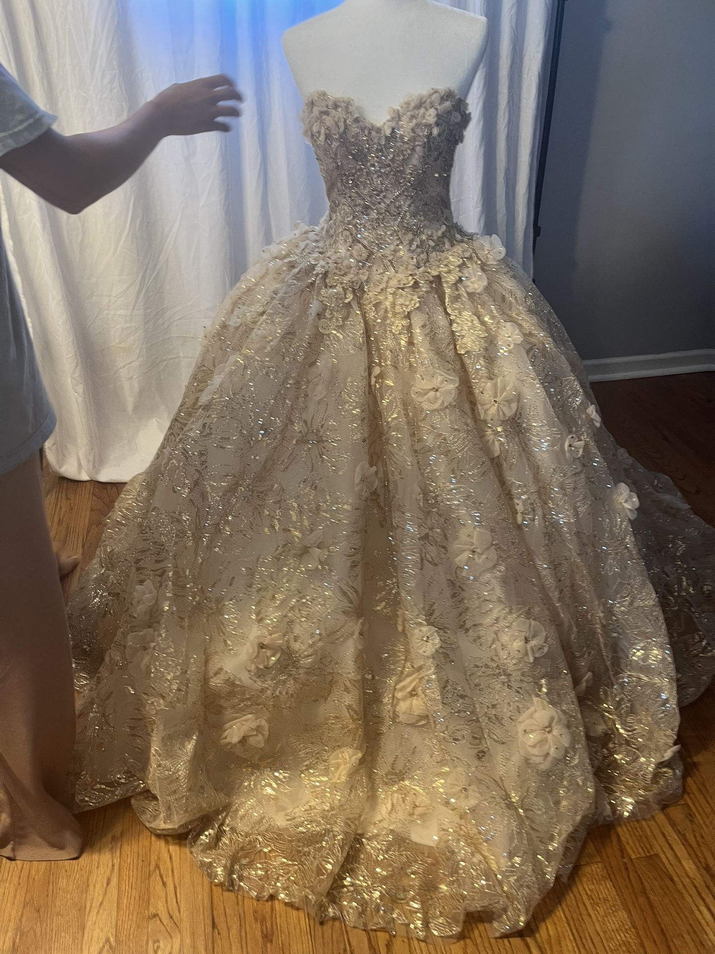 Gold Ball Gown/ Quinceanera/sweet 16 Gown