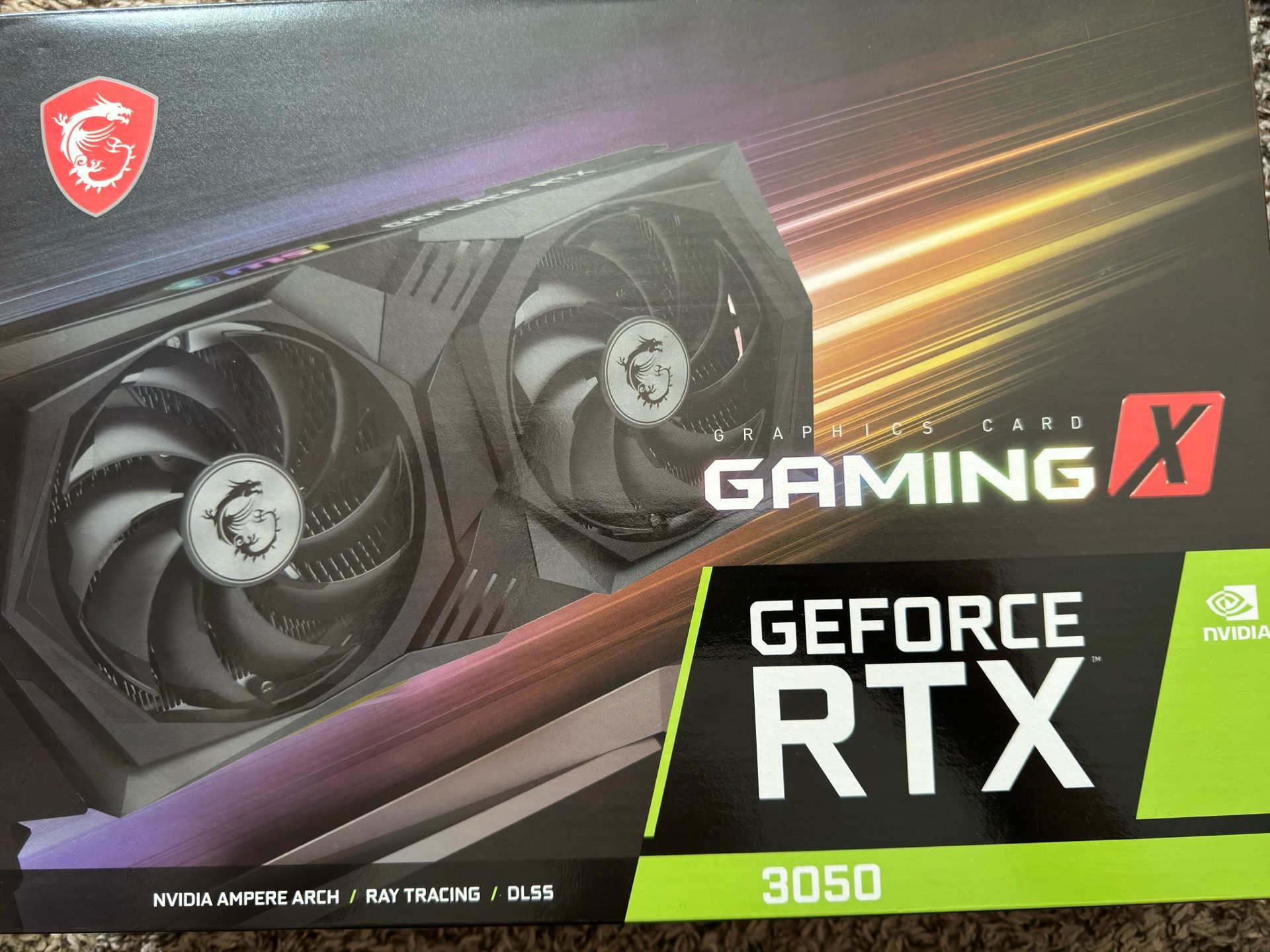 GeForce RTX 3050 8gb $125 firm