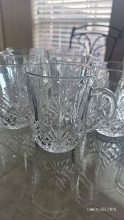 Vintage crystal cups 8