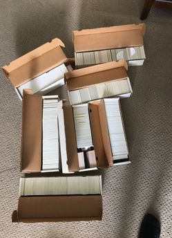 Baseball basketball football nascar and comics cards from 1980's till late 90's