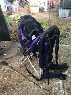 Nice ridgeline baby carrier backpack aluminum frame fold up for easy store only $40 firm pick up in Glen Burnie