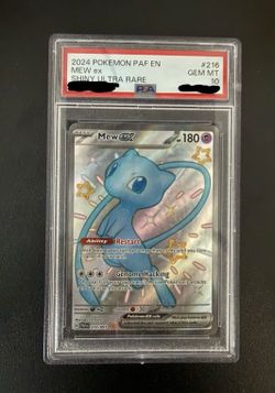 Pokémon TCG Mew EX Paldean Fates 216/091 PSA 10 GEM MINT