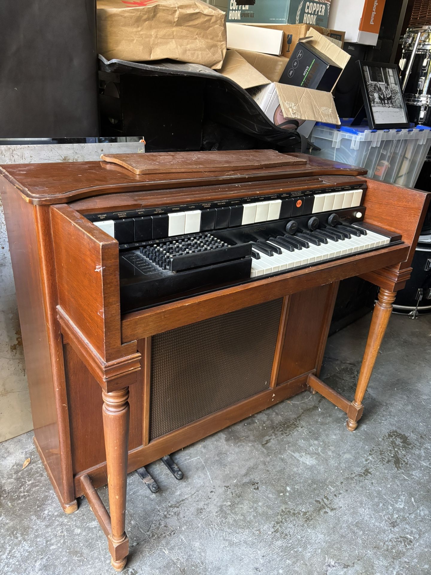 Vintage Hammond Chord Organ – Model S6 – $150