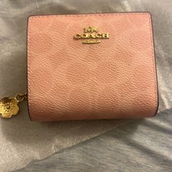 Coach Pink Powder Wallet 