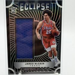 Jared McCain Numbered Rookie Patch /249