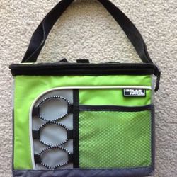 Nice! Cooler Insulated Bag / Lunch Bag Green Black Polar Pack