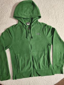 The Nort Faces Mens hommes sz S vietnam verde RN61661 100% polyester sueter