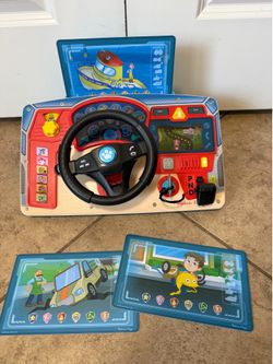 Melissa & Doug Paw Patrol Steering Wheel Dashboard