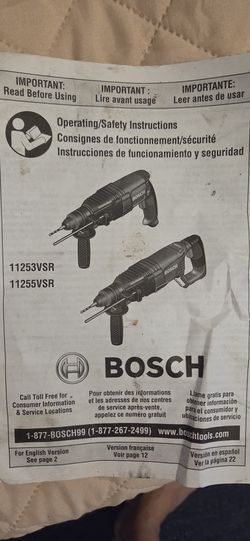 BOSCH BULLDOG XTREME ROTARY HAMMER DRILL