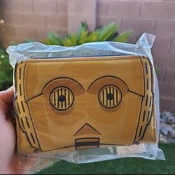 NEW Loungefly Star Wars Celebration Exclusive 2022 C-3PO Zip Around Wallet