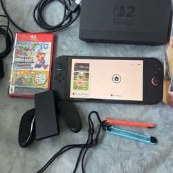 Nintendo switch 2 with super Mario bros wonder