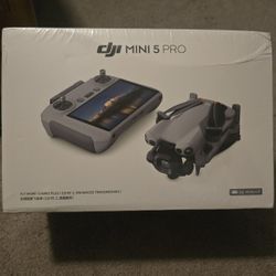 New DJI Mini 5 Pro 3x Battery Plus RC-2 Sealed