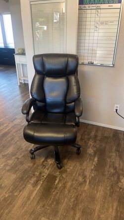Leather high back office chair 400lb weight limit