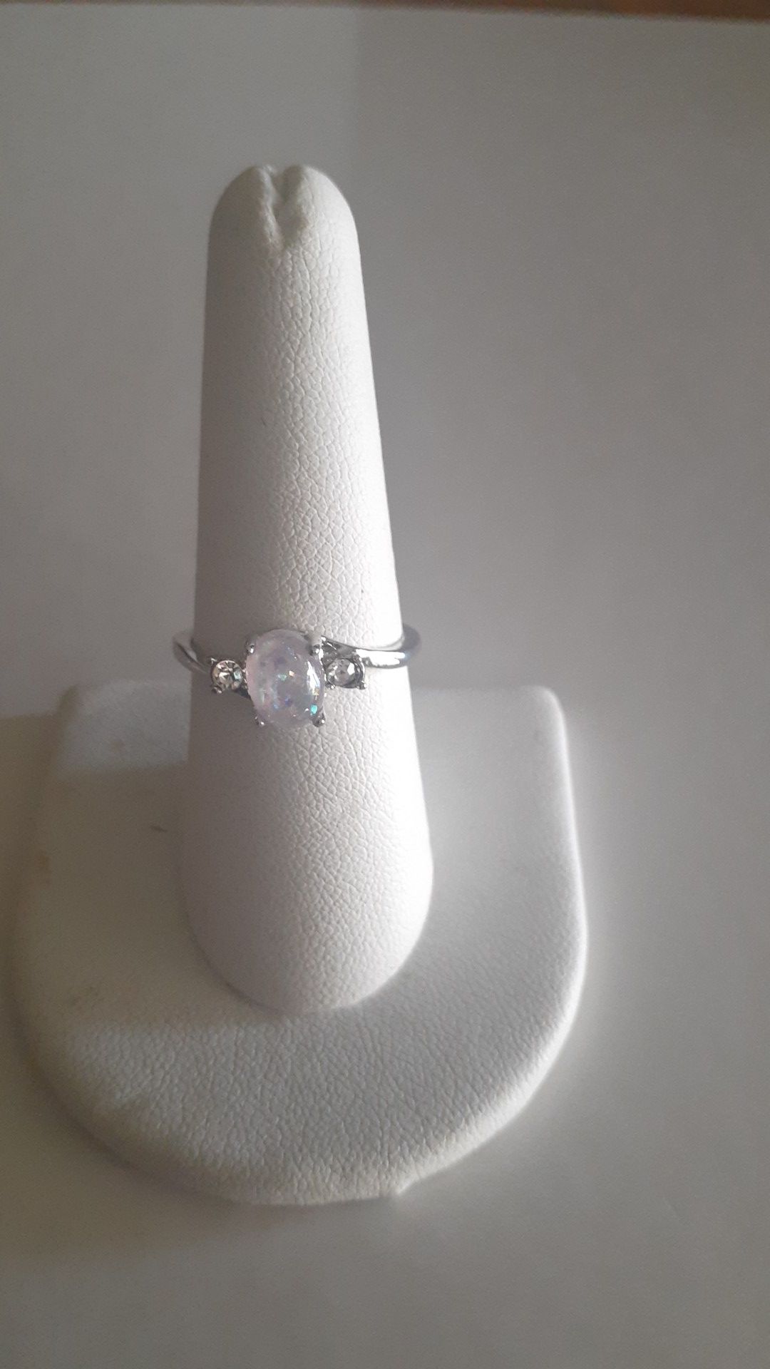 Light Pink Opal Ring Size 9
