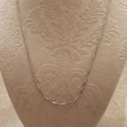20 Inch Sterling silver Box Chain