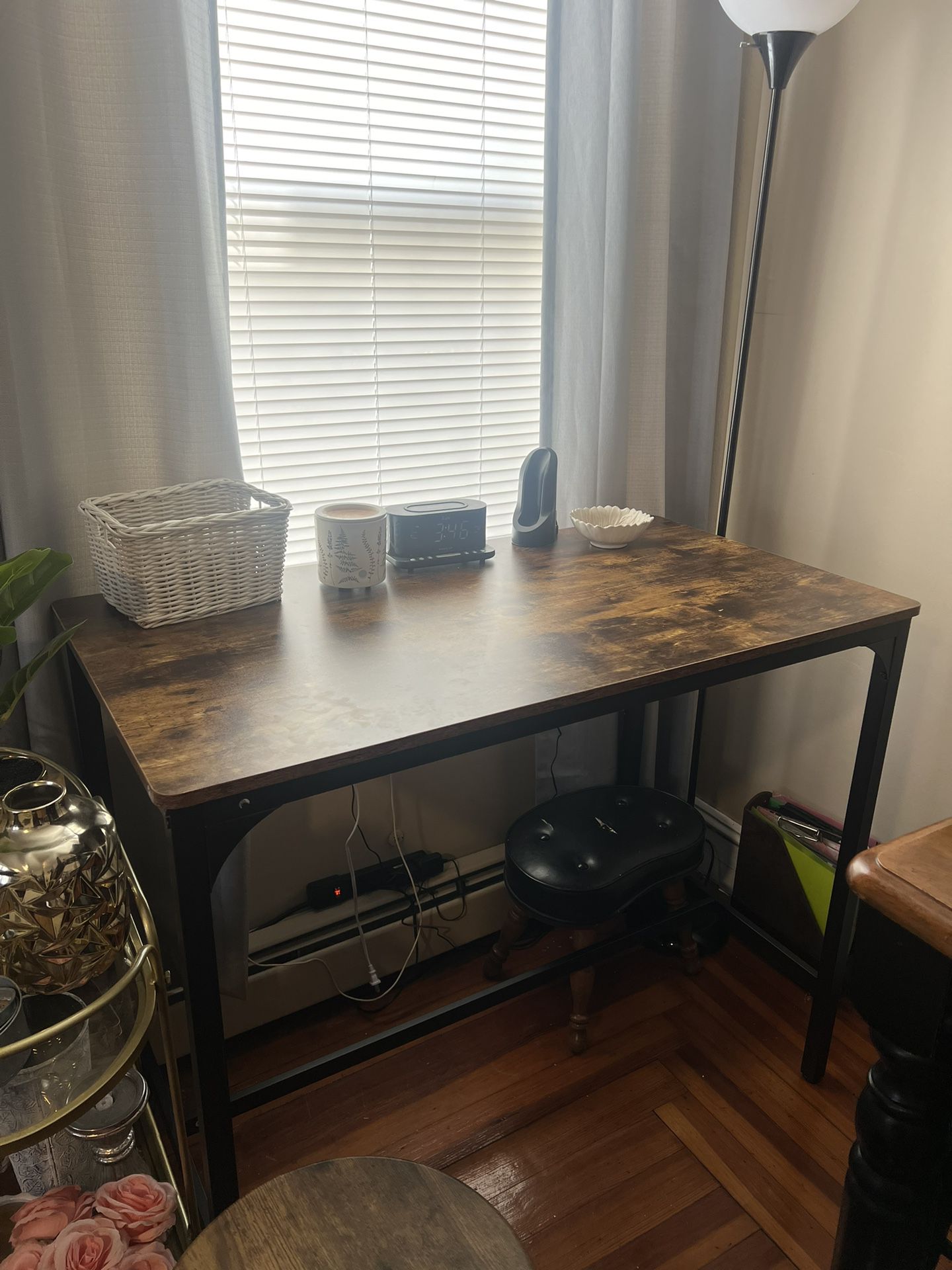 Rustic Style Counter Height Table 