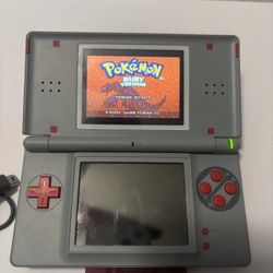 Custom SNES-Themed Nintendo DS Lite Console – Tested & Fully Working