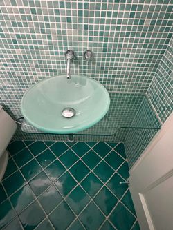 Guest bathroom sink