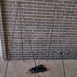 2 Foldable Sign Holders/Easels