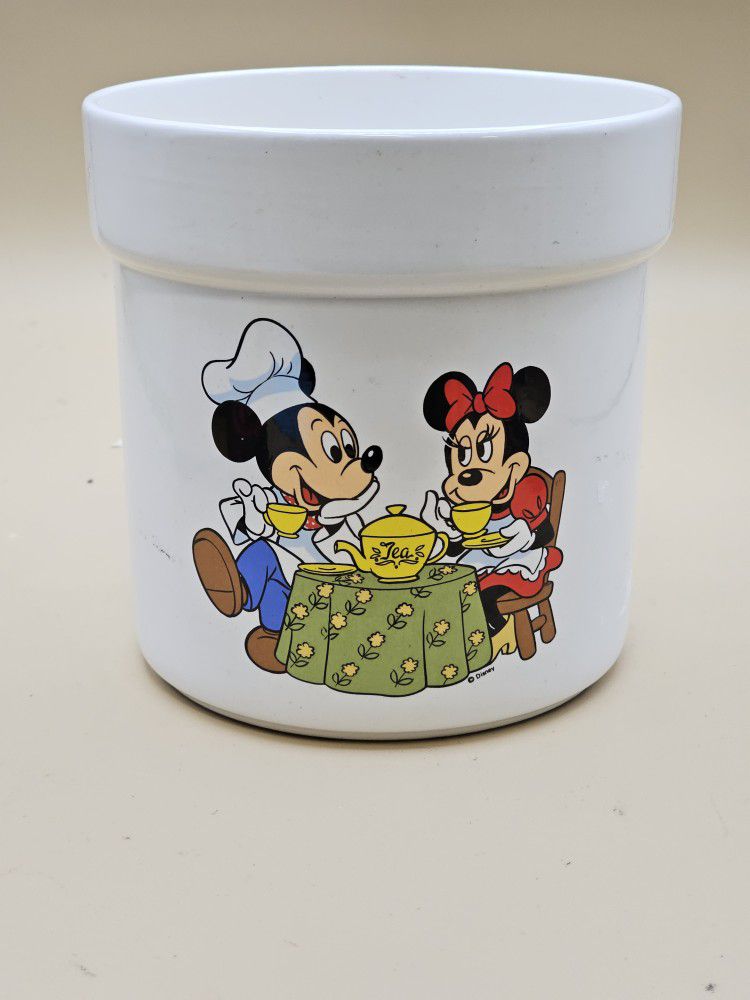 Walt Disney Mickey Mouse Kitchen Canister Jar