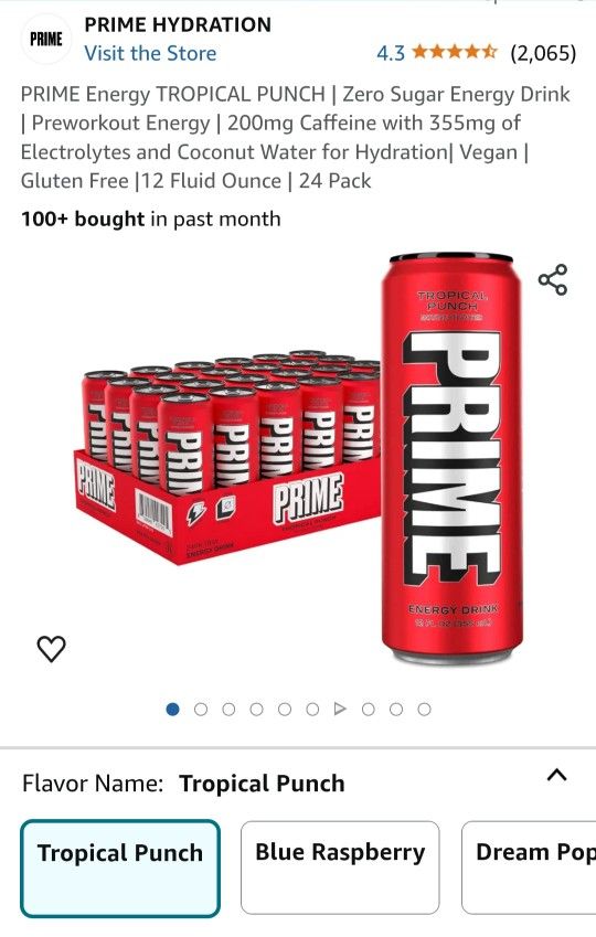 PRIME energy Drinks