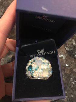 Swarovski crystal ring