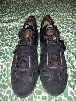 Louis Vuitton Damier Geant Chrono Sneakers Marc Jacobs c.2005 US10 TD0055