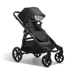 Baby Jogger Stroller City Select 2 Single-to-Double Modular Stroller, Eco Collection, Lunar Black