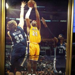 Kobe Bryant Autographed Photo Authentic 