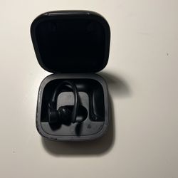 One Powerbeat Earbud With Charging Case