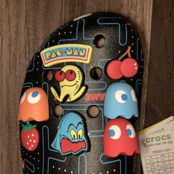 Limited Edition Genuine PAC-Man Crocs W/ Bonus Pins