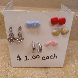 Fun Earrings Sets Only $1.00 Each 