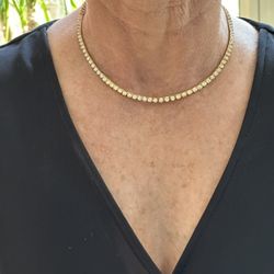 18kt Diamond Choker