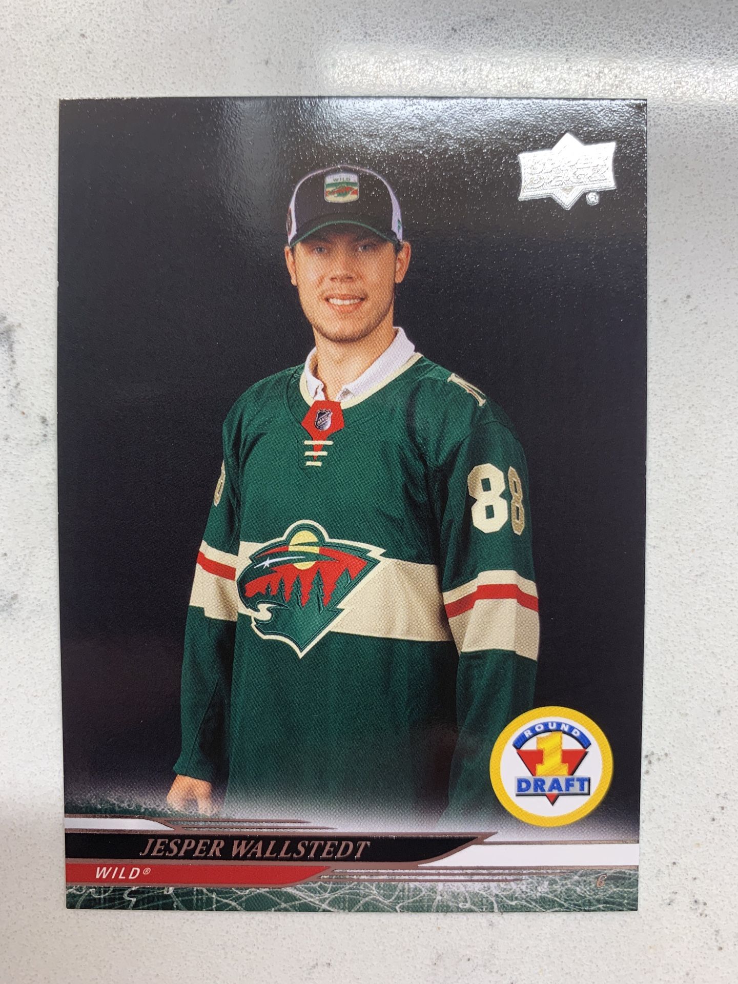 Jesper Wallstedt RC 2024-25 Upper Deck Extended 1st Round Rookies #734 Wild