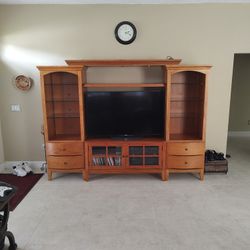 Oak Entertainment Unit
