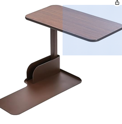 Drive Medical 13085RN Right Side Seat Lift Chair Overbed Table, Walnut